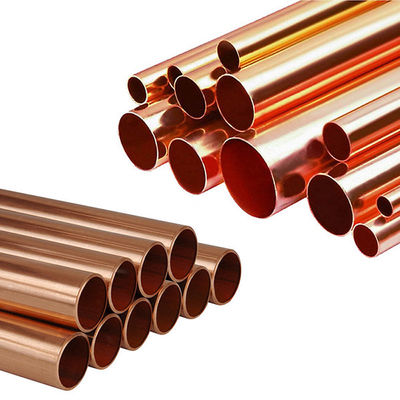 品質  C10100 C10200 99.9% Pure Copper Piping C11000 15mm 22mm For Water Pipes 工場