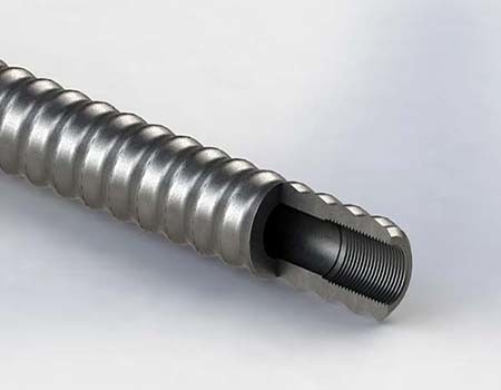 空のアンカー棒40mmをあけているT40自己3m 4m 40Cr 660KN